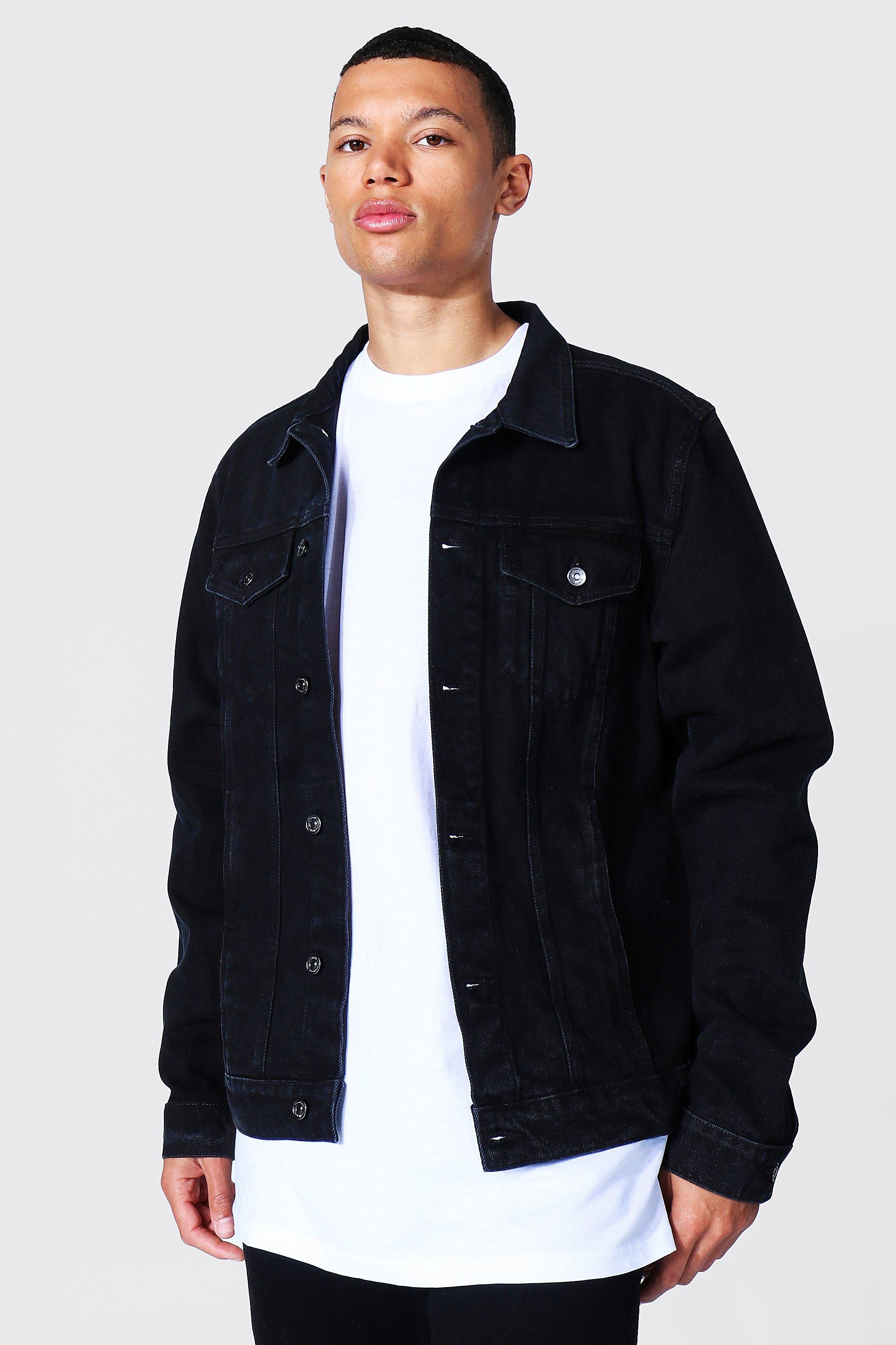 Denim sales jacket boohooman